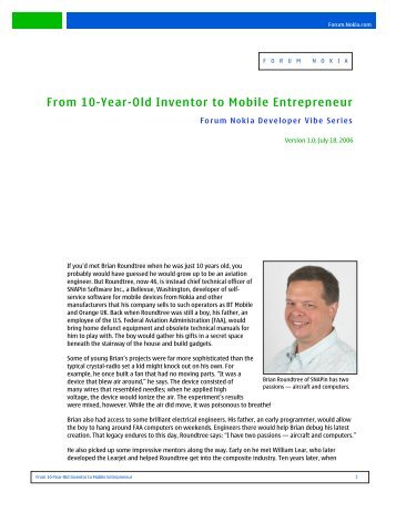 From 10-Year-Old Inventor to Mobile Entrepreneur