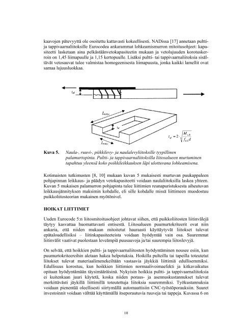 Puurakenteiden uusia liitostekniikoita - Rakenteiden mekaniikan ...