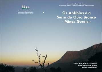 Os anfíbios e a Serra do Ouro Branco - Museu de Zoologia João ...