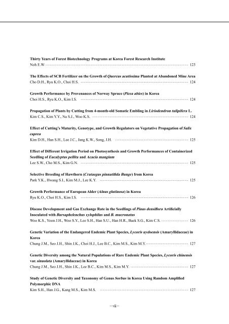 Advances in Somatic embryogenesis of Trees and Its - IUFRO