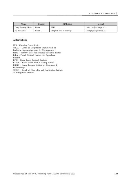 Advances in Somatic embryogenesis of Trees and Its - IUFRO