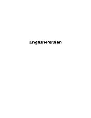 English-Persian - Dunwoody Press