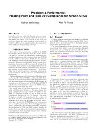 Floating Point and IEEE 754 Compliance for NVIDIA GPUs