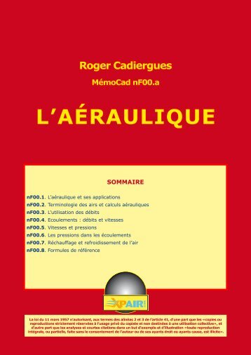 Roger Cadiergues MÃ©moCad nF00.a L'AÃRAULIQUE