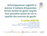 Projet JEMVIE - Rcpeqc.org