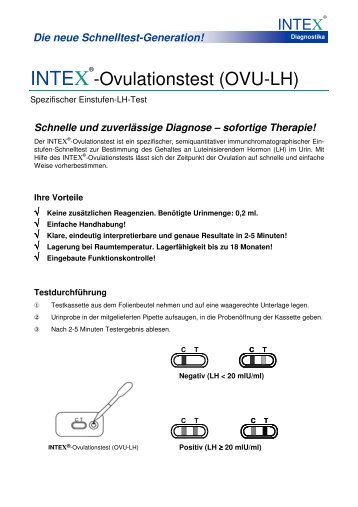 -Ovulationstest (OVU-LH) - intex-diagnostika.com