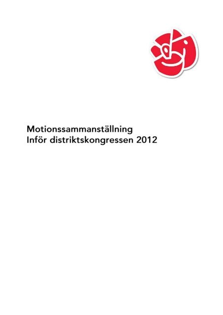Motioner - Socialdemokraterna