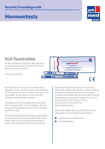 Kurzinfo Praxisdiagnostik Hormontests - Gabmed