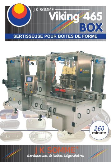 Viking 465 Box Sertisseuse pour boites de forme - JK Somme