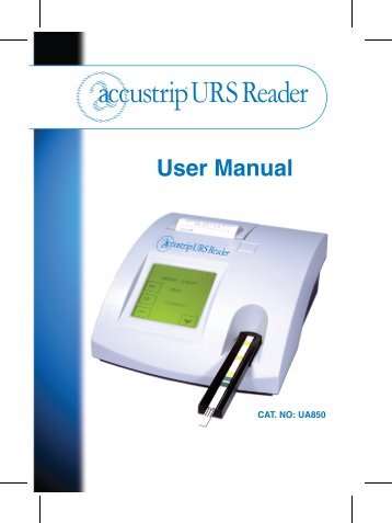 Accustrip URS Reader Manual - Accutest