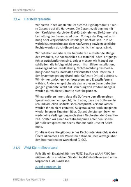 FRITZ!Box Fon WLAN 7390 - Technik-und-Elektronik.de