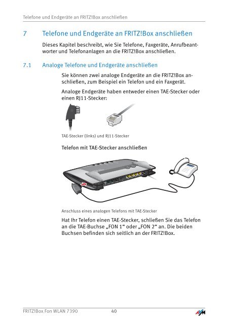 FRITZ!Box Fon WLAN 7390 - Technik-und-Elektronik.de