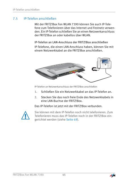 FRITZ!Box Fon WLAN 7390 - Technik-und-Elektronik.de