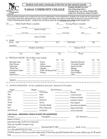 nassau college community