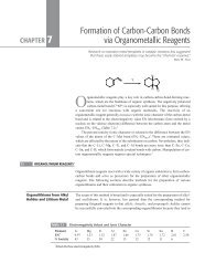 Formation of Carbon-Carbon Bonds via ... - W.H. Freeman