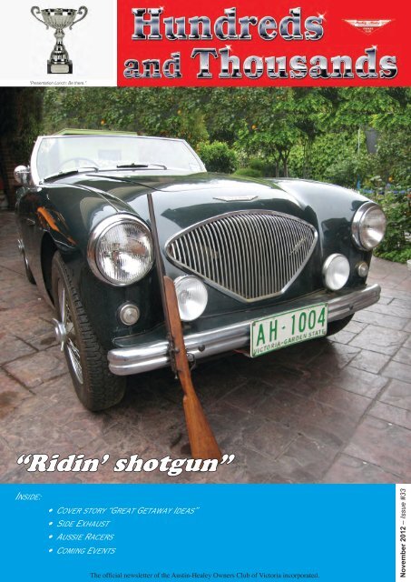 âRidin' shotgunâ - Austin Healey Owners Club