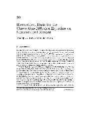30 Hierarchical Basis for the Convection-Diffusion Equation on ...