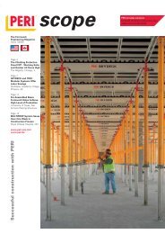 PERI scope 01/2006 - The Formwork Engineering Magazine