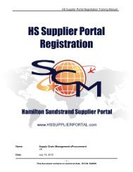 Registration Instructions - Hamilton Sundstrand Technical Support ...