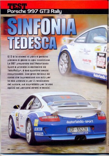 OMCN & Orlando R. on Porsche 997 GT3 Rally