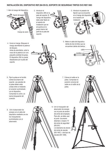 dispositivo di sollevamento per salvataggio - Camp