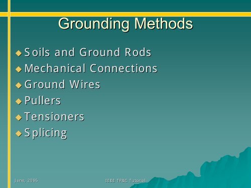 IEEE Guide P524 to the Installation of Overhead ... - Overhead Lines