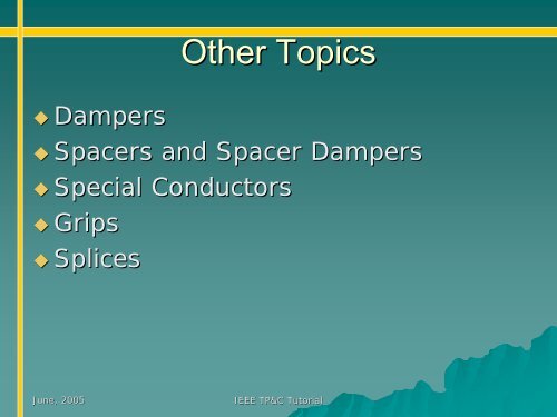 IEEE Guide P524 to the Installation of Overhead ... - Overhead Lines