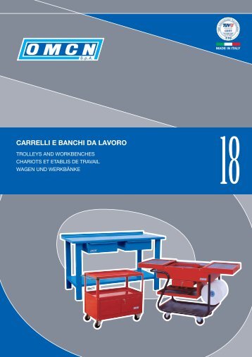 carrelli e banchi da lavoro - Omcn