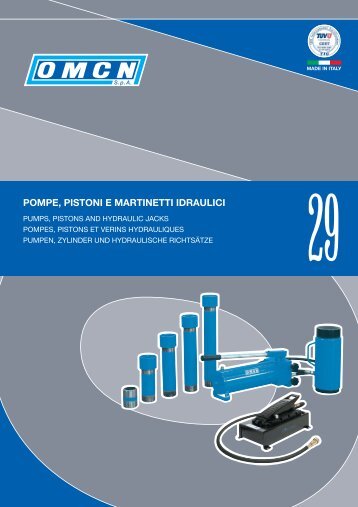 Pompe, pistoni e martinetti idraulici - Omcn