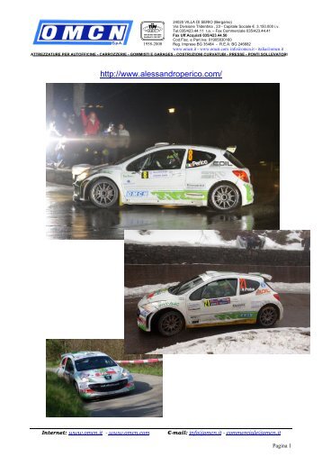 OMCN & Alex Perico ... ready for the new Rally season 2008