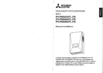 PV-PNS03ATL=FR PVoPNS04ATLmFR PV ... - Mitsubishi Electric