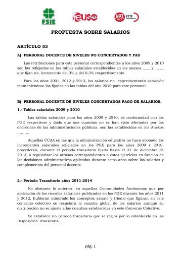 PROPUESTA SOBRE SALARIOS - fsiegalicia.es
