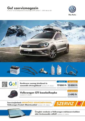 Go! Service Magazin - Volkswagen szerviz