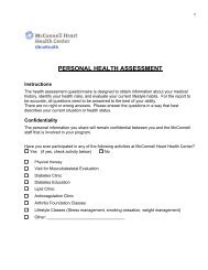 PERSONAL HEALTH ASSESSMENT - OhioHealth