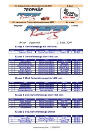 Ergebnis - Motorsport in SÃ¼dtirol