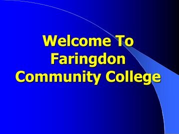 Part 1 - Faringdon Community College