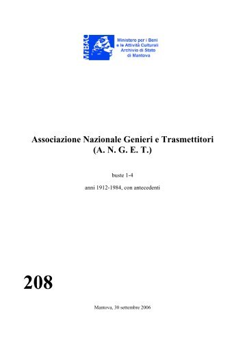 Associazione Nazionale Genieri e Trasmettitori (A. N. G. E. T.)