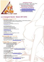 La compagnie UzumÃ© - Saison 2011-2012 - Accueil