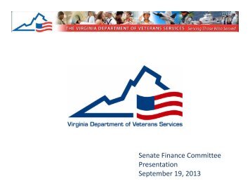 Overview of Wounded Warrior and Virginia Values Veterans (V3)