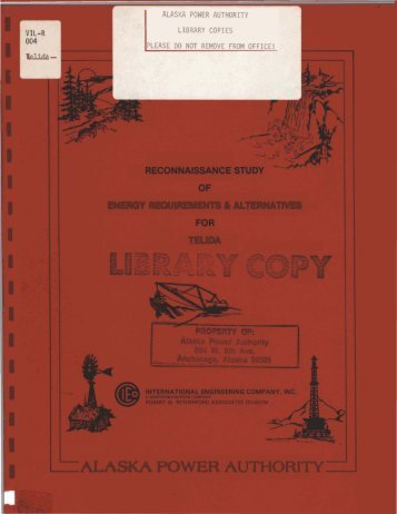 vil-r alaska power authority library copies please do not remove from ...