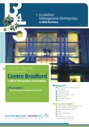 Centre Bradford - Castres Mazamet Technopole