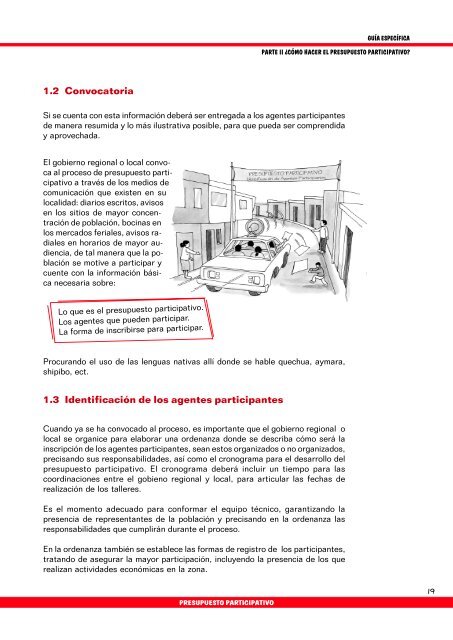 Presupuesto Participativo. - municipalidad distrital de tarucachi