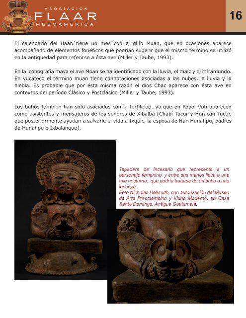 LAS AVES DE LOS MAYAS PREHISPÃNICOS - Maya Archaeology