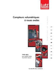 Compteurs volumétriques à roues ovales - Techniques Des Fluides