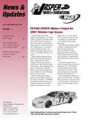 News & Updates - JASPER Engines & Transmissions