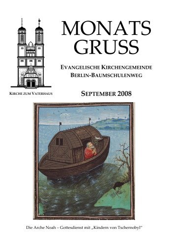 MONATS GRUSS - Evangelische Kirchengemeinde zum Vaterhaus