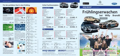 Kundenmagazin FrÃ¼hjahr 2013 - Autohaus Willy Brandt