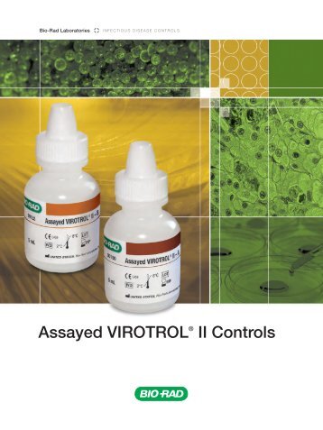 Assayed VIROTROL® II Controls - QCNet