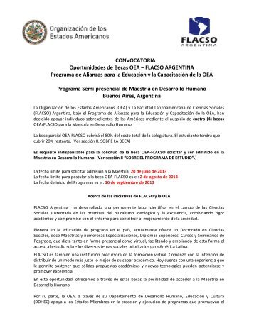 OEA-FLACSO Argentina