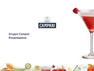 Title of the presentation Place, date - Gruppo Campari